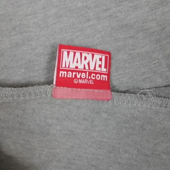 Grey Printed Marvel T Shirt sz XL - Picture 4 of 4